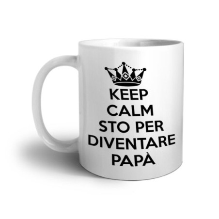 Tazza keep calm sto per diventare papà