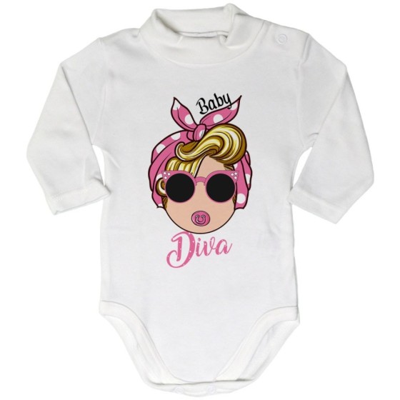 Body lupetto neonata baby diva marilyn Per la famiglia