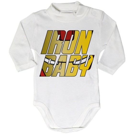 Body lupetto neonato iron baby sign Per la famiglia