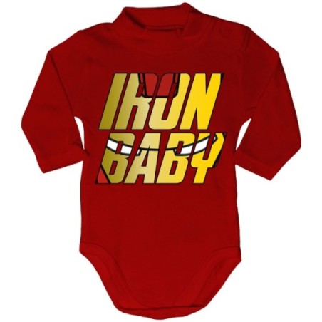 Body lupetto neonato iron baby sign Per la famiglia