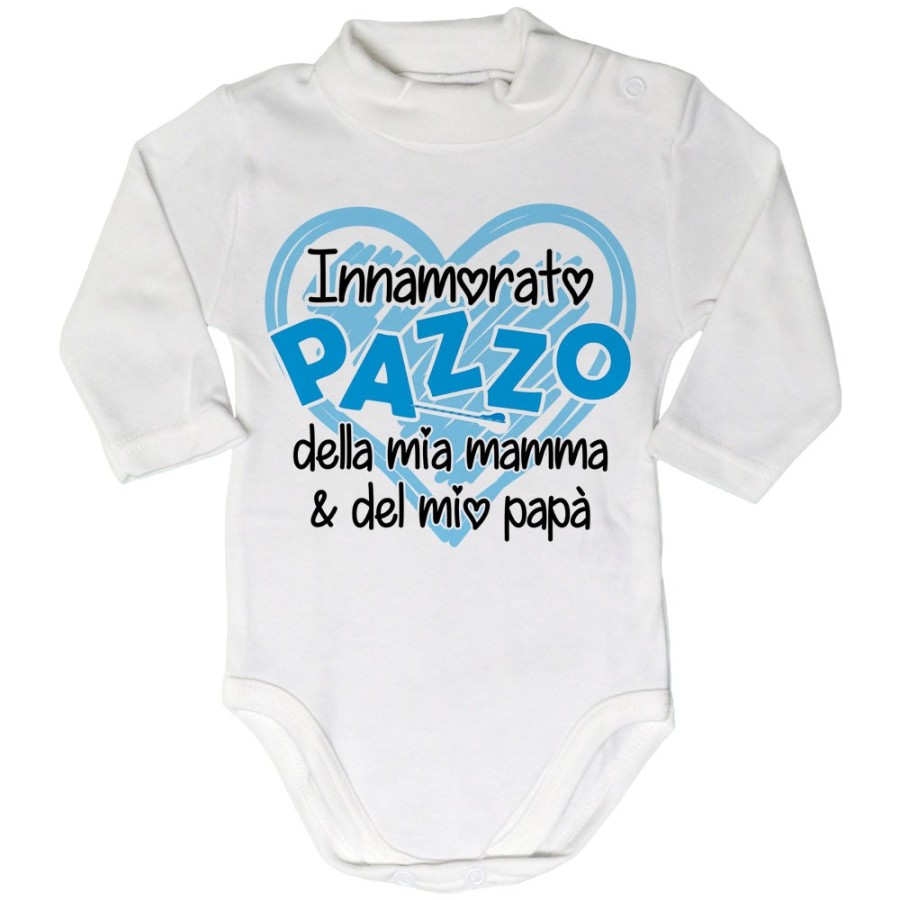 Body lupetto neonato innamorato pazzo della mia mamma e del mio papà Per la famiglia