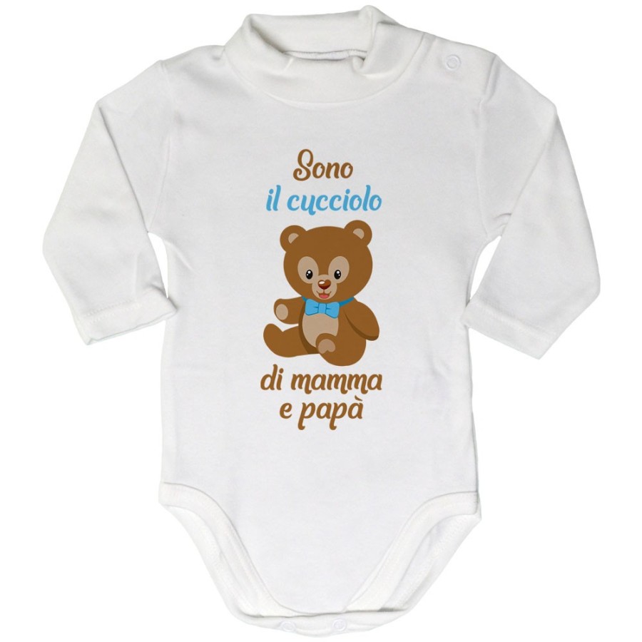 Body lupetto neonato sono il cucciolo la cucciola di mamma e papà Per la famiglia