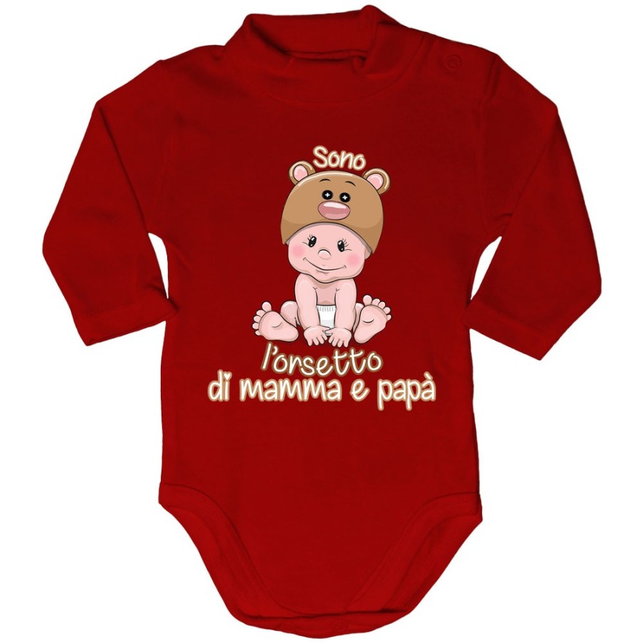 Body lupetto neonato sono l'orsetto di mamma e papà Per la famiglia