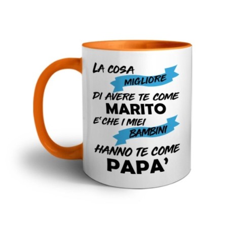 Tazza la cosa migliore di avere te come marito è che i miei bambini hanno te come papà Per il papà