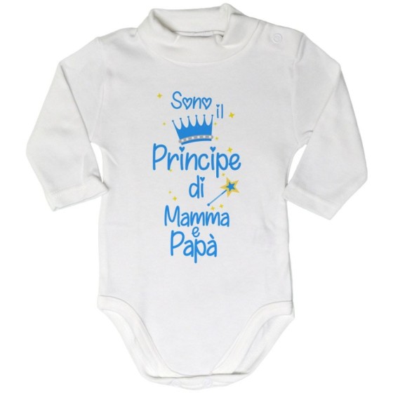 Body lupetto neonato sono la principessa il principe di mamma e papà Per la famiglia