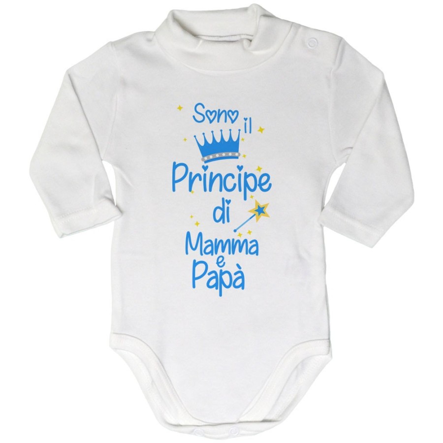 Body lupetto neonato sono la principessa il principe di mamma e papà Per la famiglia
