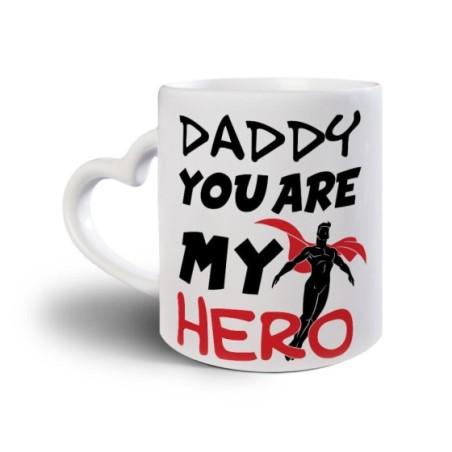 Tazza daddy you are my hero Per il papà
