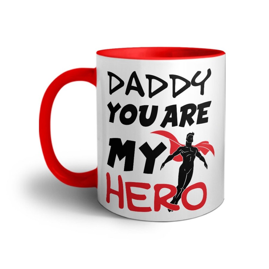 Tazza daddy you are my hero Per il papà