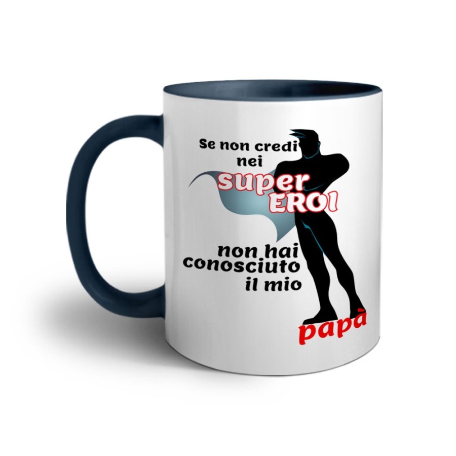 Tazza se non credi nei super eroi non hai conosciuto il mio papà Per il papà