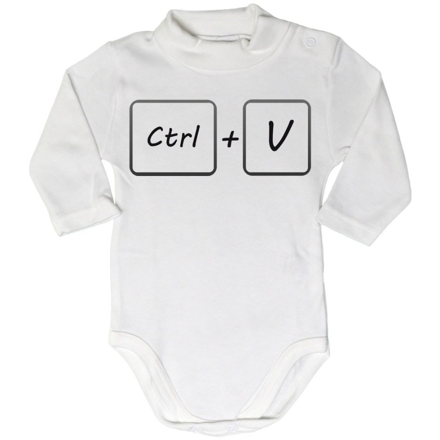 Body lupetto neonato ctrl+v Per la famiglia