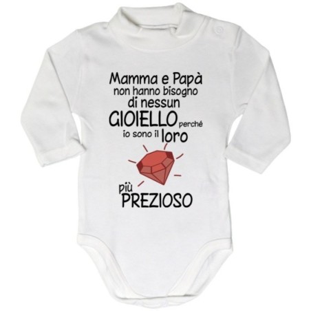 Body lupetto mamma papà non hanno bisogno di nessun...