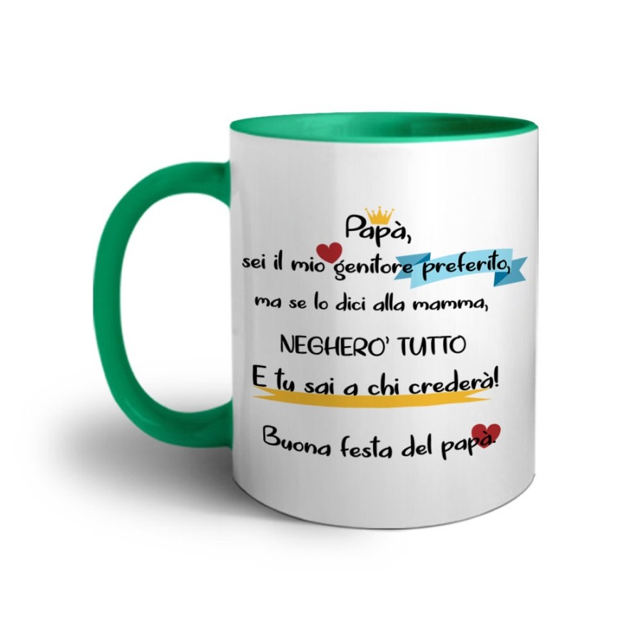 Tazza papà sei il mio genitore preferito ma se lo dici a mamma negherò tutto Per il papà