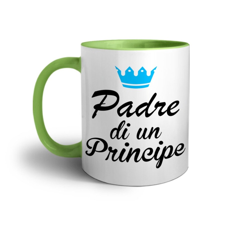 Tazza padre di un principe padre di una principessa con corona azzurra Per il papà