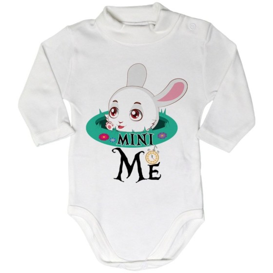 Body lupetto neonato mini me bianconiglio Per la famiglia