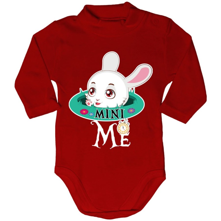 Body lupetto neonato mini me bianconiglio Per la famiglia