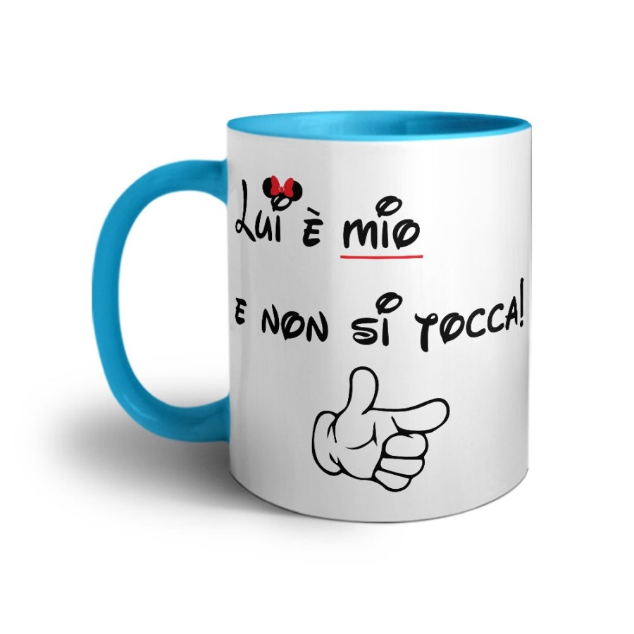 Tazza personalizzabile con nome lei è mia e non si tocca Love