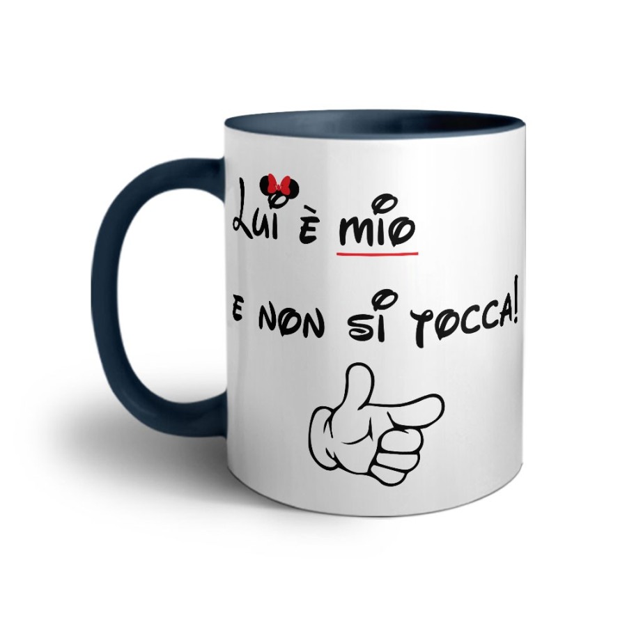 Tazza personalizzabile con nome lei è mia e non si tocca Love