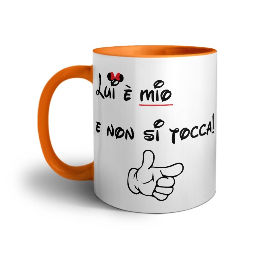 Tazza personalizzabile con nome lei è mia e non si tocca Love