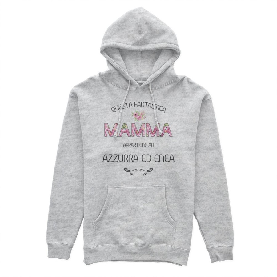 Felpa donna personalizzata con nomi questa fantastica mamma appartiene a  Per la mamma