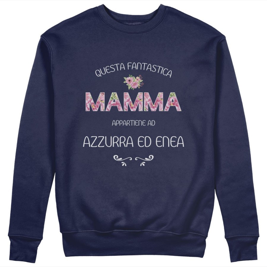 Felpa donna personalizzata con nomi questa fantastica mamma appartiene a  Per la mamma