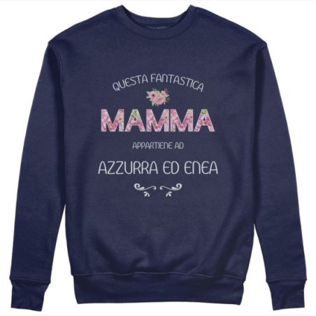 Felpa donna personalizzata con nomi questa fantastica mamma appartiene a  Per la mamma