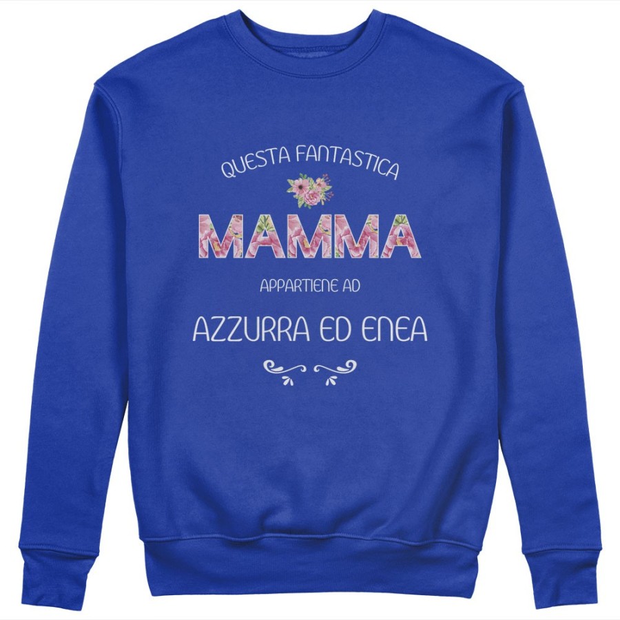 Felpa donna personalizzata con nomi questa fantastica mamma appartiene a  Per la mamma