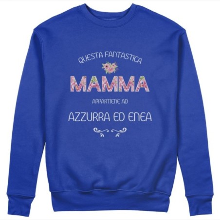 Felpa donna personalizzata con nomi questa fantastica mamma appartiene a  Per la mamma