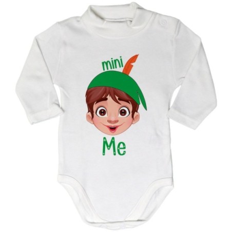 Body lupetto neonato mini me peter pan
