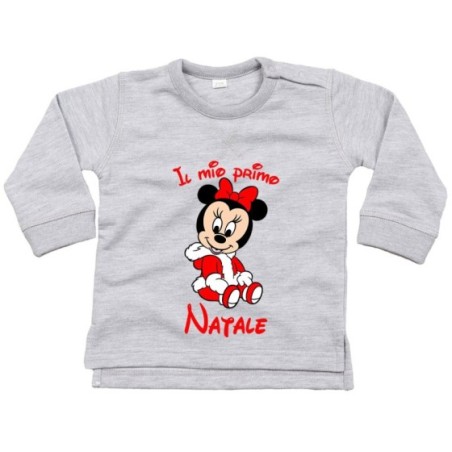 Felpa neonata personalizzabile con nome il mio primo...