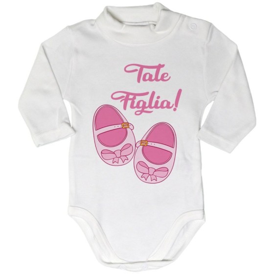 Body lupetto neonata tale figlia con scarpine di danza Per la famiglia