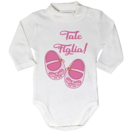 Body lupetto neonata tale figlia con scarpine di danza