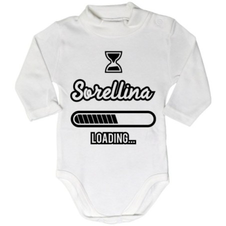 Body lupetto neonato fratellino sorellina loading