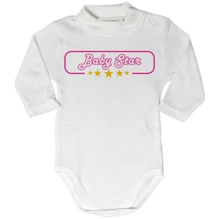 Body lupetto neonata baby star