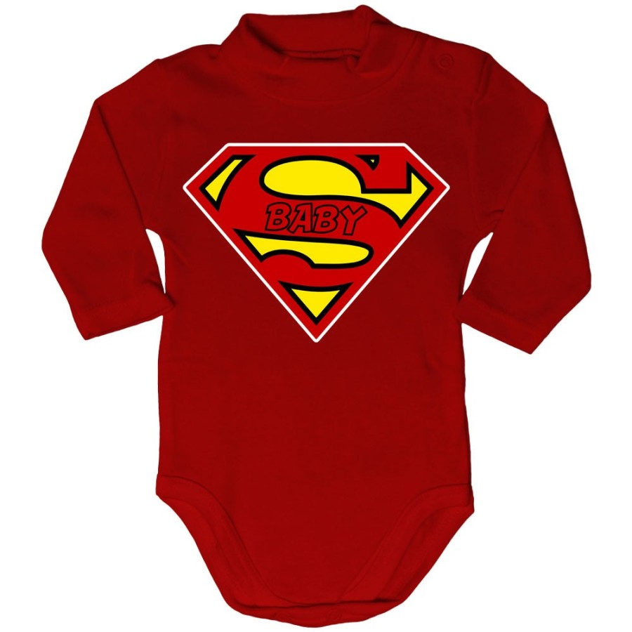 Body lupetto neonato super baby superman Per la famiglia