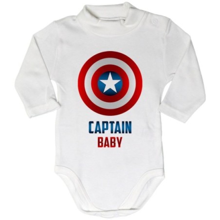 Body lupetto neonato captain baby
