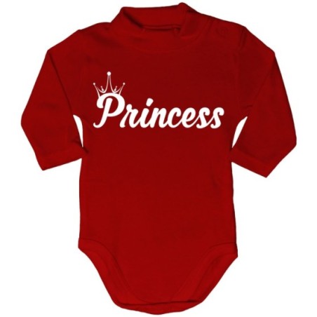 Body lupetto neonato personalizzabile con nome prince princess con corona Per la famiglia