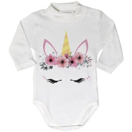 Body lupetto neonata colorful unicorn