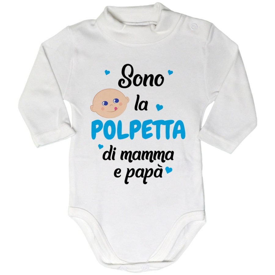 Body lupetto neonato sono la polpetta di papà Per la famiglia