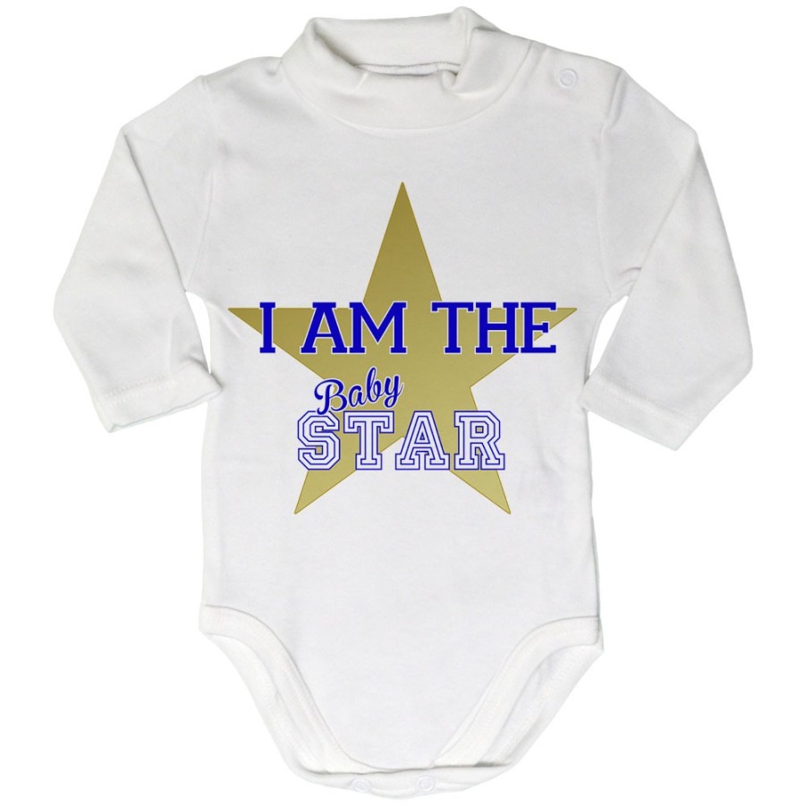 Body lupetto neonata i am the baby star Per la famiglia