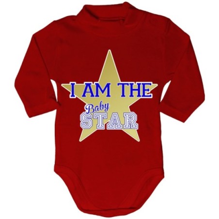 Body lupetto neonata i am the baby star Per la famiglia