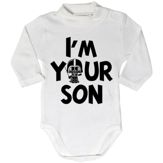 Body lupetto neonato i am your son Per la famiglia
