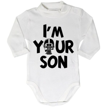 Body lupetto neonato i am your son