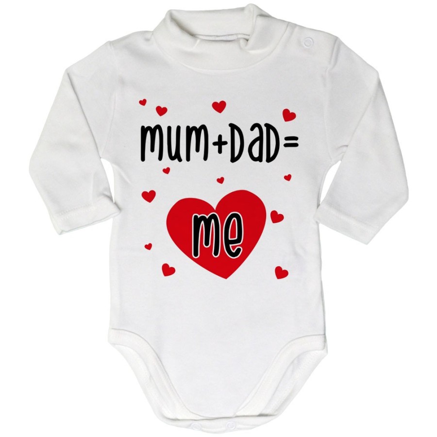 Body lupetto neonato mum + dad me Per la famiglia