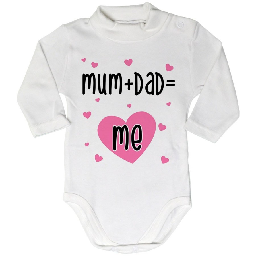 Body lupetto neonato mum + dad me Per la famiglia