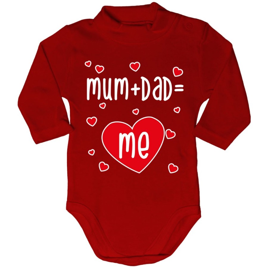 Body lupetto neonato mum + dad me Per la famiglia