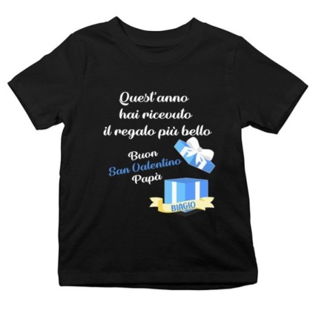 T-shirt bambino quest'anno hai ricevuto il regalo più bello buon san valentino mamma Love