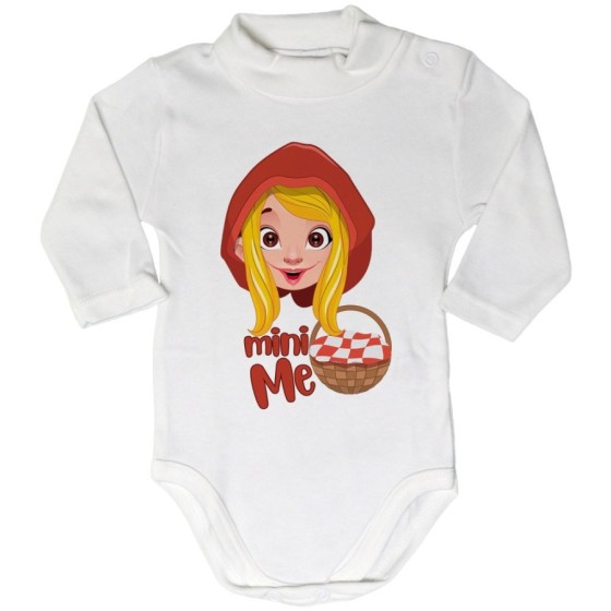 Body lupetto neonata mini me cappuccetto rosso Per la famiglia