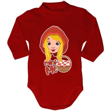 Body lupetto neonata mini me cappuccetto rosso Per la famiglia