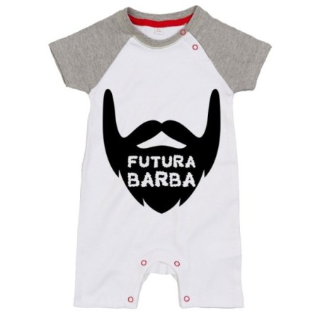 Pagliaccetto neonato futura barba