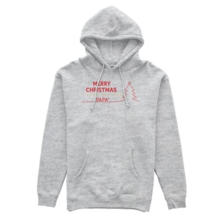 Felpa uomo personalizzata con nome merry christmas and happy new year Natale